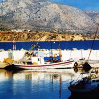 The harbour at Makrigialos