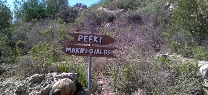 Walking the Pefki Gorge